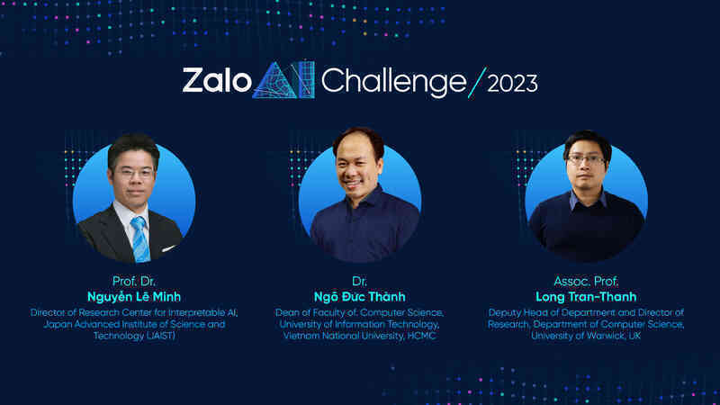 Ban cố vấn của Zalo AI Challenge quy tụ những chuyên gia hàng đầu
