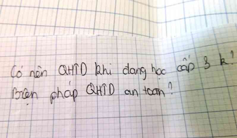 Học trò tuổi teen chưa kịp yêu đã... có chửa mất rồi!