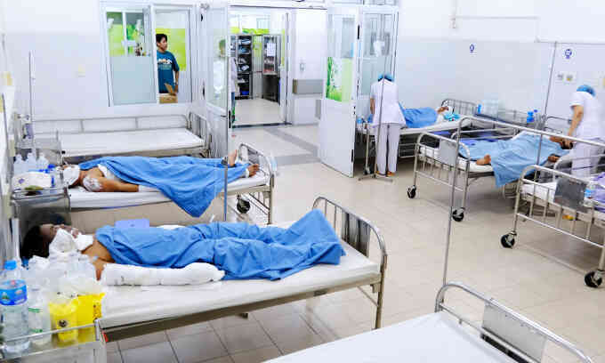 Nổ tại nhà máy đóng tàu Dung Quất, 9 người bị thương