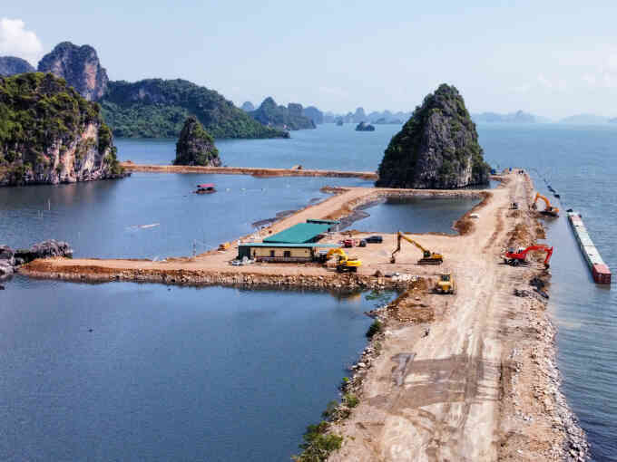 Dừng thi công dự án đô thị lấn biển Hạ Long