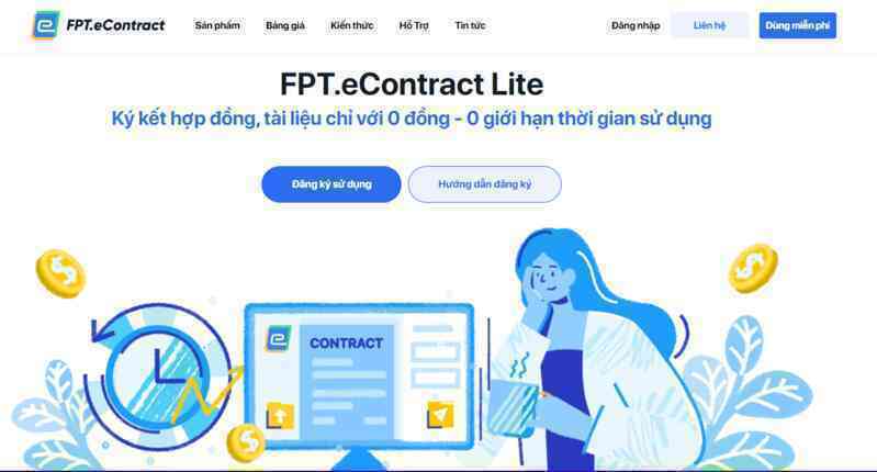 Hợp đồng điện tử FPT.eContract ra mắt phiên bản Lite hoàn toàn miễn phí