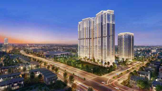 Tháp đôi 36 tầng tại Gem Park Hải Phòng