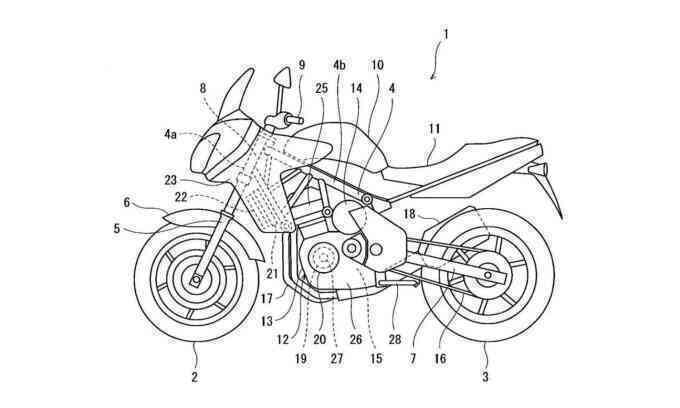 Kawasaki Versys bản hybrid lộ diện