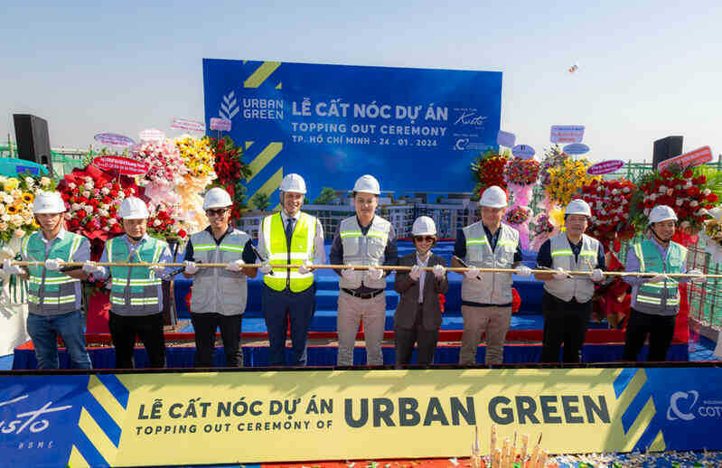 Cất nóc dự án Urban Green