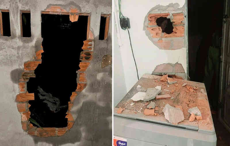 Trộm đập tường vào nhà dân, phá két cuỗm đi nhiều tiền vàng