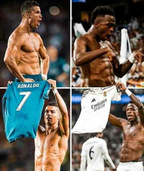 Vinicius tái hiện màn `phơi áo` của Ronaldo