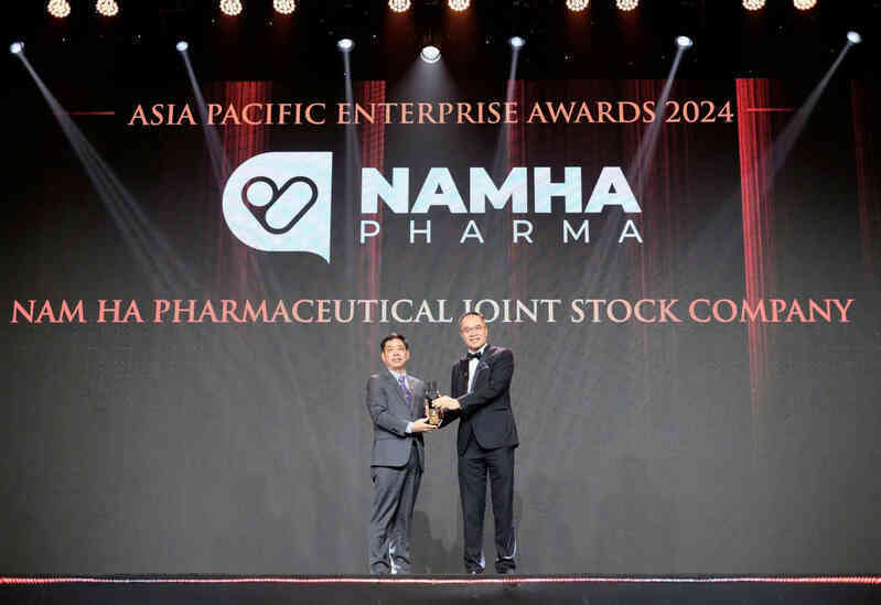 Dược Nam Hà nhận giải ‘Doanh nghiệp xuất sắc châu Á’