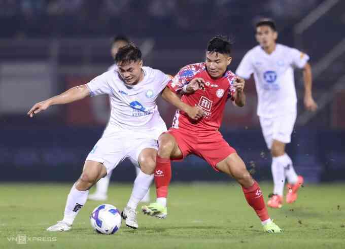 CLB TP HCM thua đậm Nam Định ở V-League