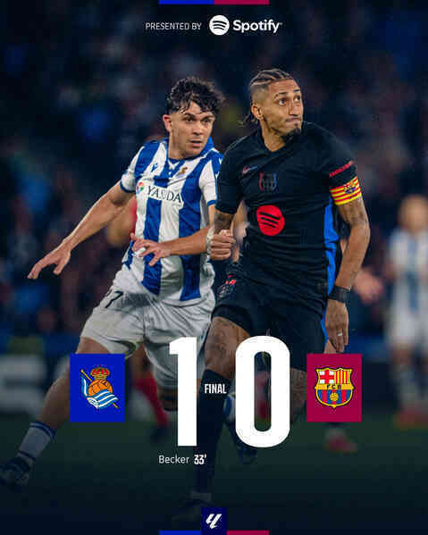 Vắng Lamine Yamal, Barca thua sốc Sociedad