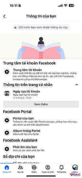 Ba cách xem ngày tạo tài khoản Facebook