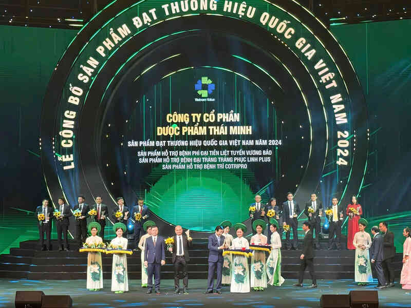 COTRIPro được vinh danh là Thương hiệu Quốc gia Việt Nam 2024