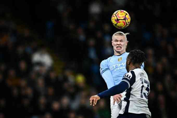 Haaland bị chấm điểm 4 trong trận thua Tottenham