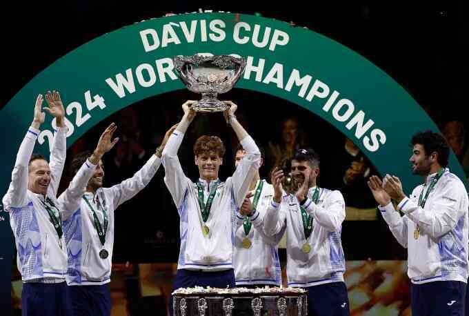 Sinner giúp Italy vô địch Davis Cup 2024
