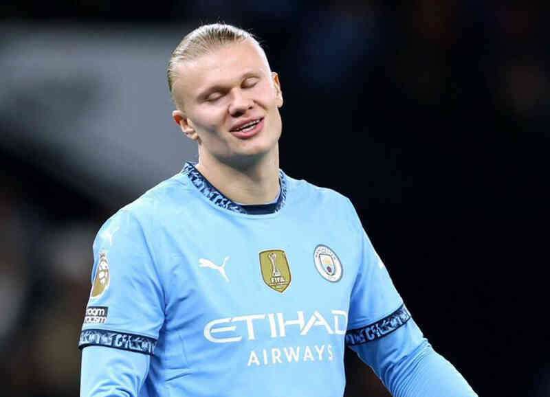 Thống kê gây sốc về Haaland khi Man City sa sút