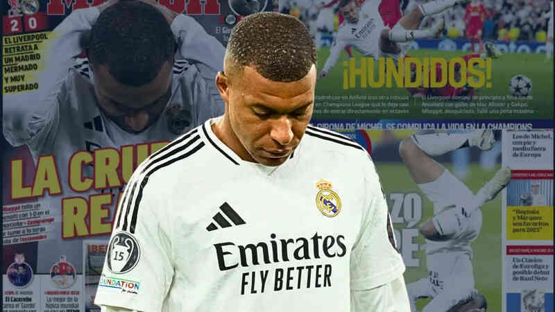 Báo chí Pháp chỉ trích tàn bạo Mbappe báo hại Real Madrid