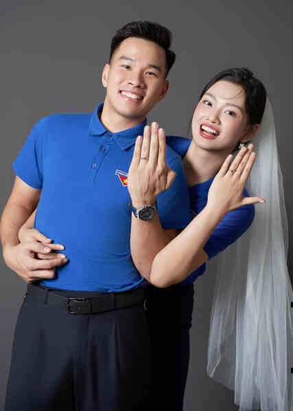 Ngắm ảnh cưới giản dị, độc đáo của hoa khôi bóng chuyền Thu Hoài