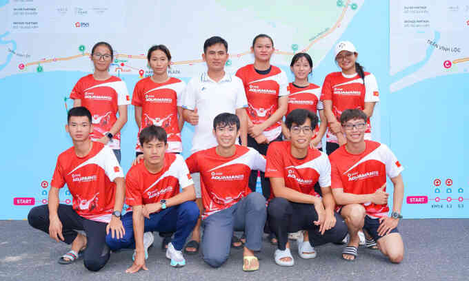 Đội triathlon Bà Rịa - Vũng Tàu sẵn sàng 