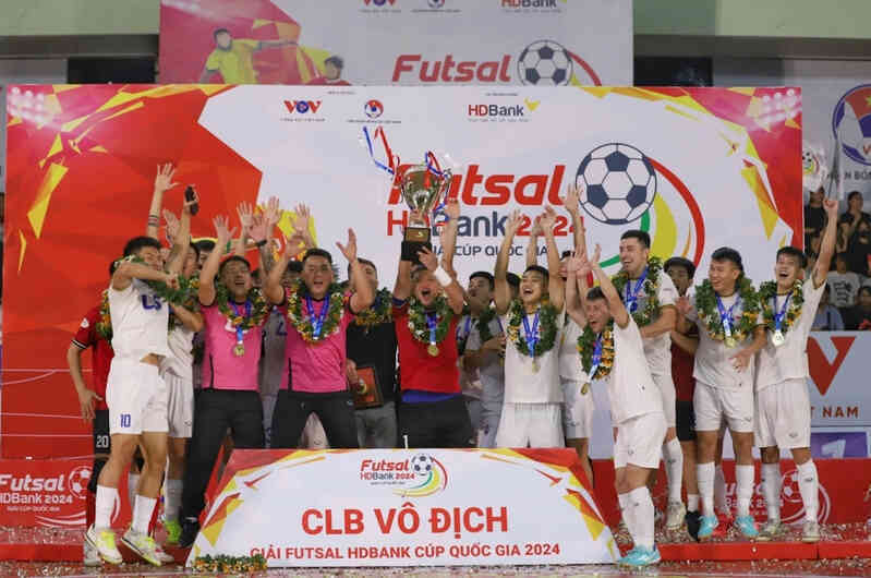 Thắng đậm khó tin, Thái Sơn Bắc vô địch Cúp Quốc gia futsal 2024