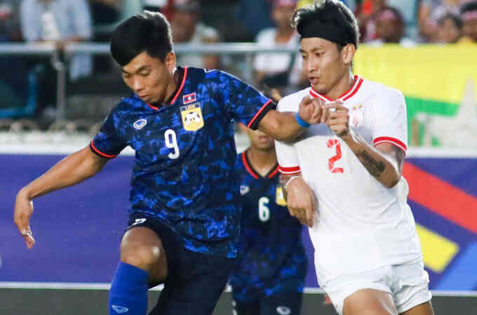 Lào thua ngược Myanmar trong sáu phút cuối