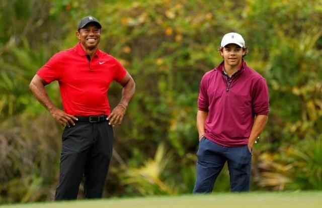 Tiger Woods và con trai tham dự PNC Championship 2024