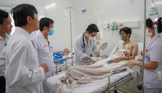 Các nạn nhân vụ cháy nhà 4 tầng ở TP HCM được miễn viện phí