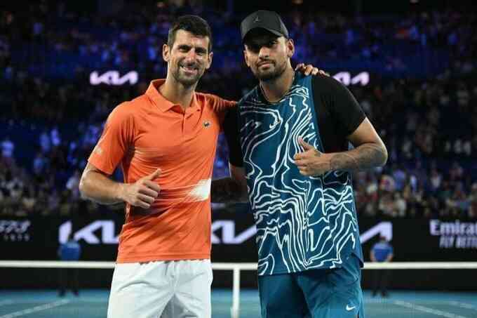 Djokovic cùng nhánh bán kết với Kyrgios ở giải Brisbane