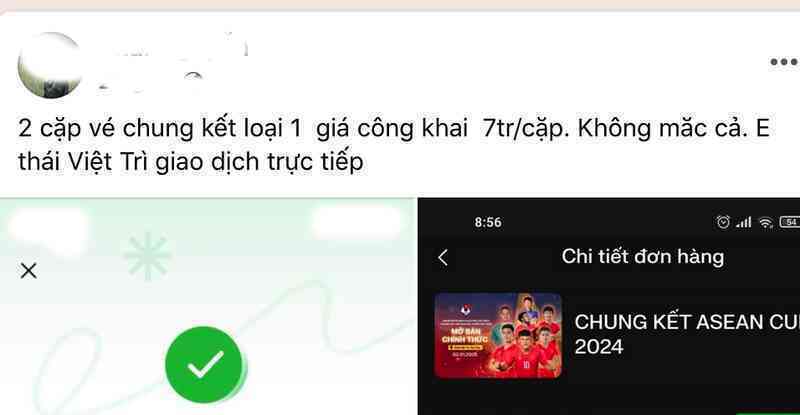 Vé chợ đen trận chung kết tuyển Việt Nam đấu Thái Lan tăng vọt