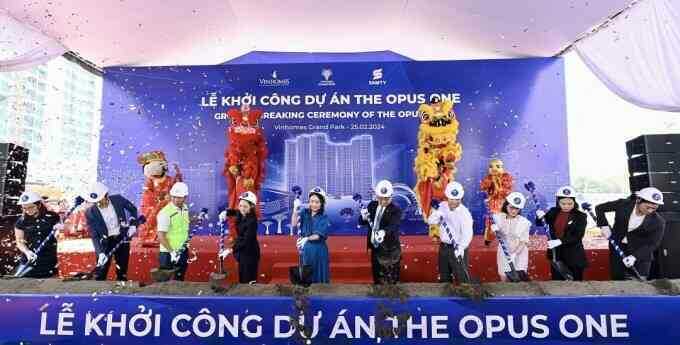 Vinhomes khởi công dự án The Opus One