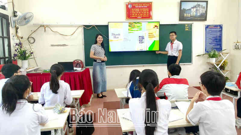 Hiệu quả chuyển đổi số ở một trường học tại Nam Định