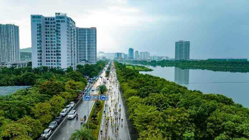 Sắc xanh bên vịnh biển