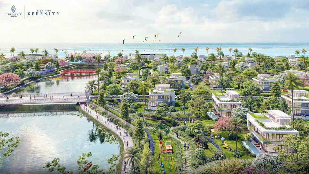 Biệt thự liền biển Serenity - bản giao hưởng giữa 4 tầng ‘xanh’ ở Vũng Tàu