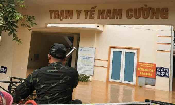 Chạy lụt trong bệnh viện