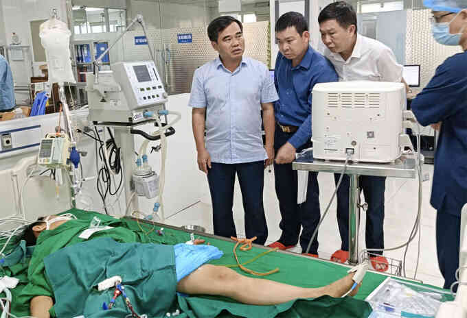Hai học sinh bị ong bắp cày đốt đang nguy kịch
