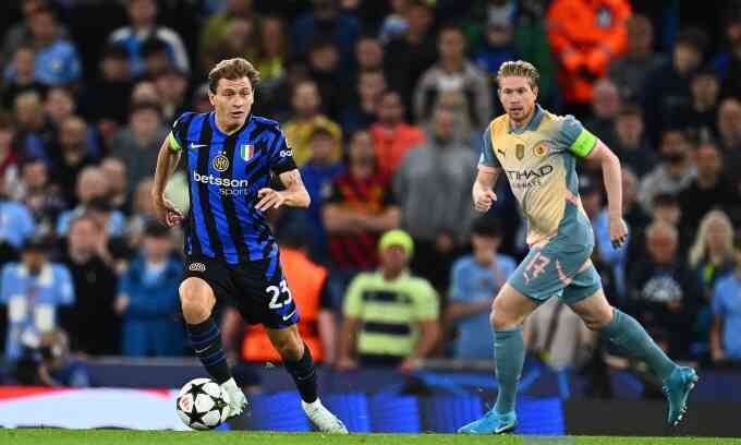 Barella: `Inter cùng đẳng cấp với Man City`