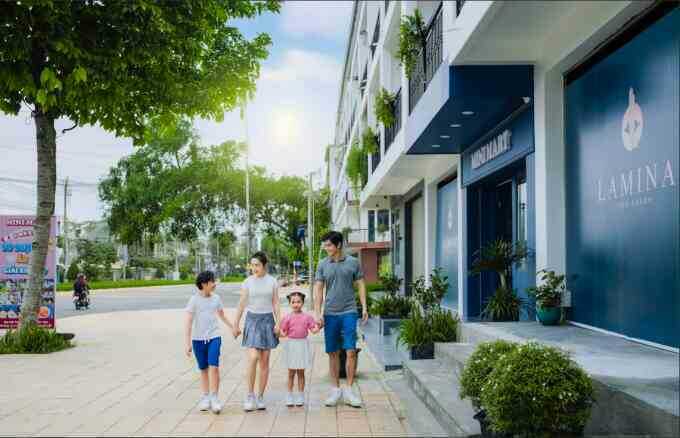 Hoàn thiện phố thương mại Lamina tại Long Khánh