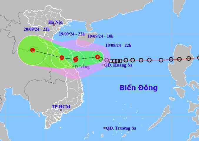 Hôm nay áp thấp nhiệt đới mạnh lên thành bão