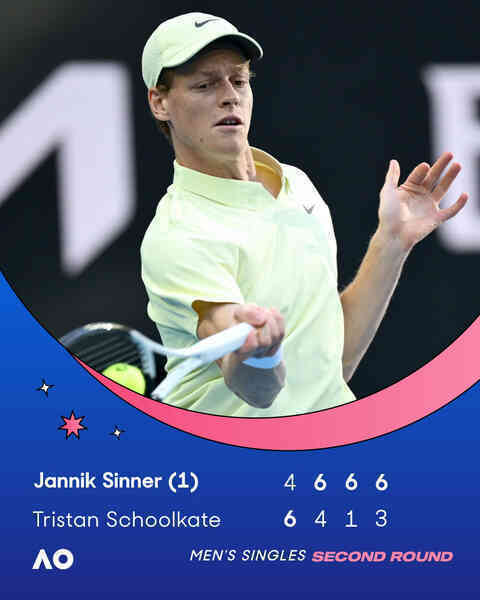 Jannik Sinner thua set 1 trước tay vợt hạng 173 tại Australian Open