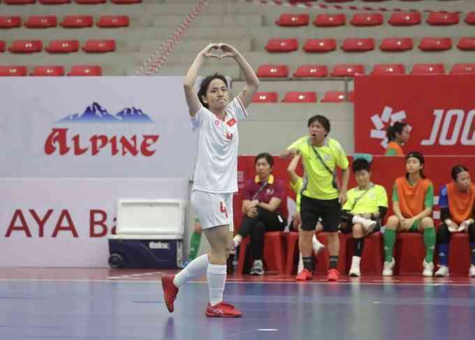 Việt Nam thắng 21-0 ở vòng loại futsal nữ châu Á