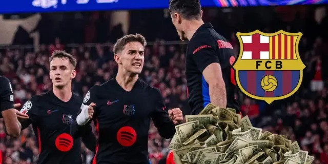 Barca kiếm được bộn tiền sau trận thắng ngược Benfica ở Cúp C1