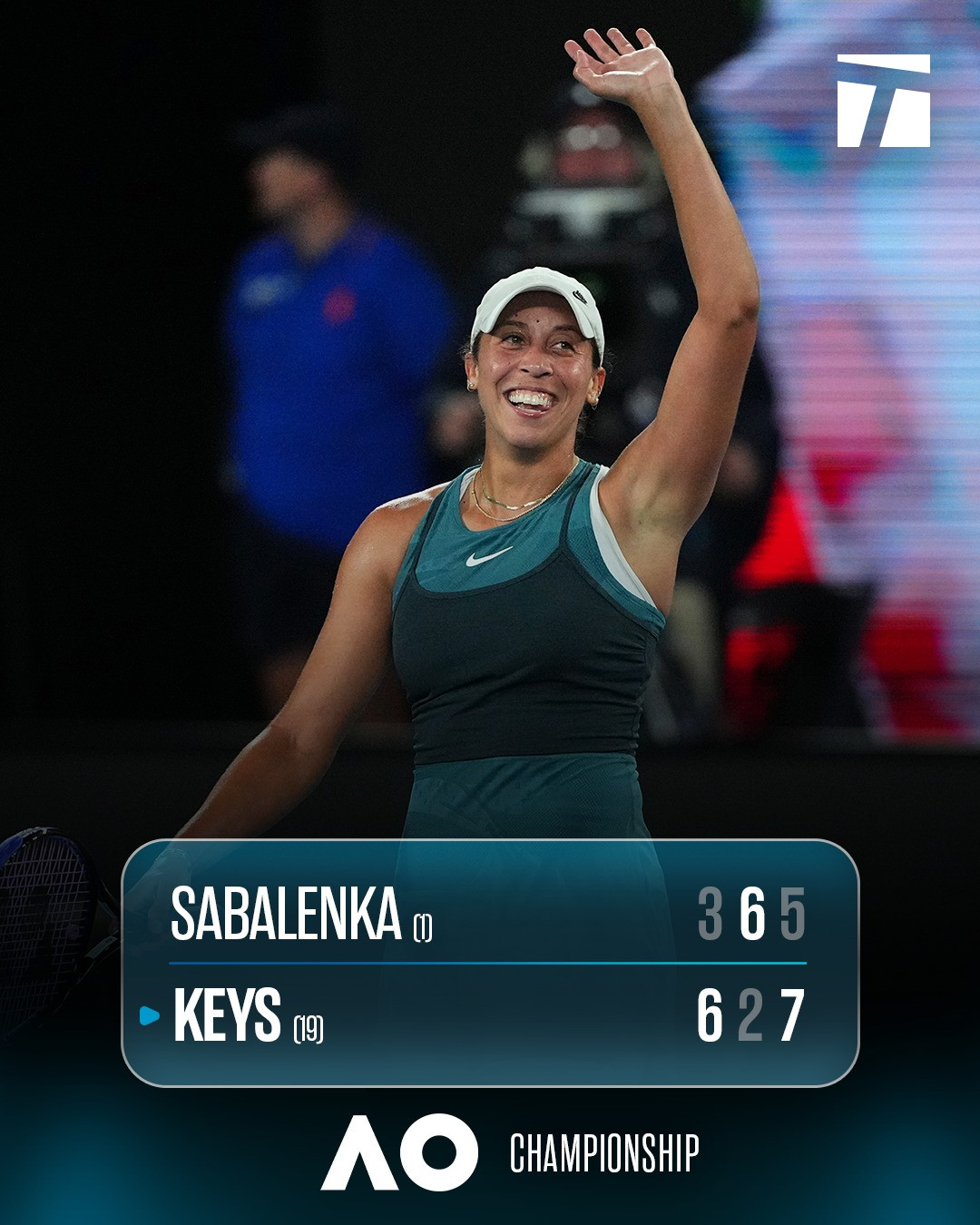 Nữ tay vợt Mỹ viết chuyện cổ tích khi vô địch Australian Open
