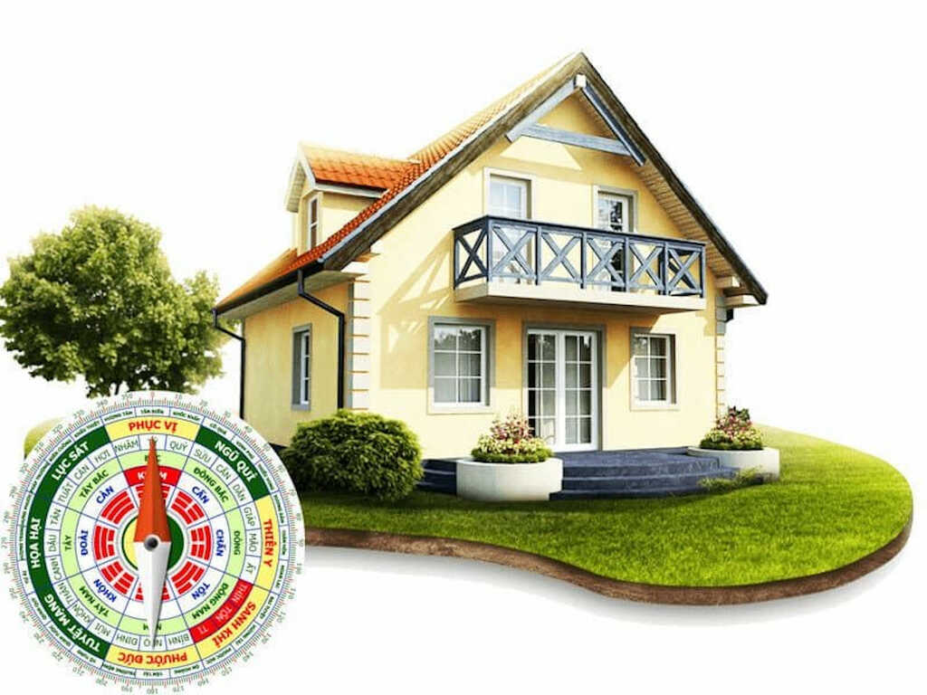 Chọn hướng xây nhà năm 2025 hút tài lộc