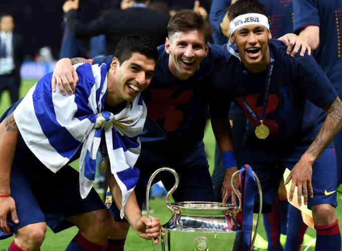 Neymar muốn tái hợp với Messi, Suarez