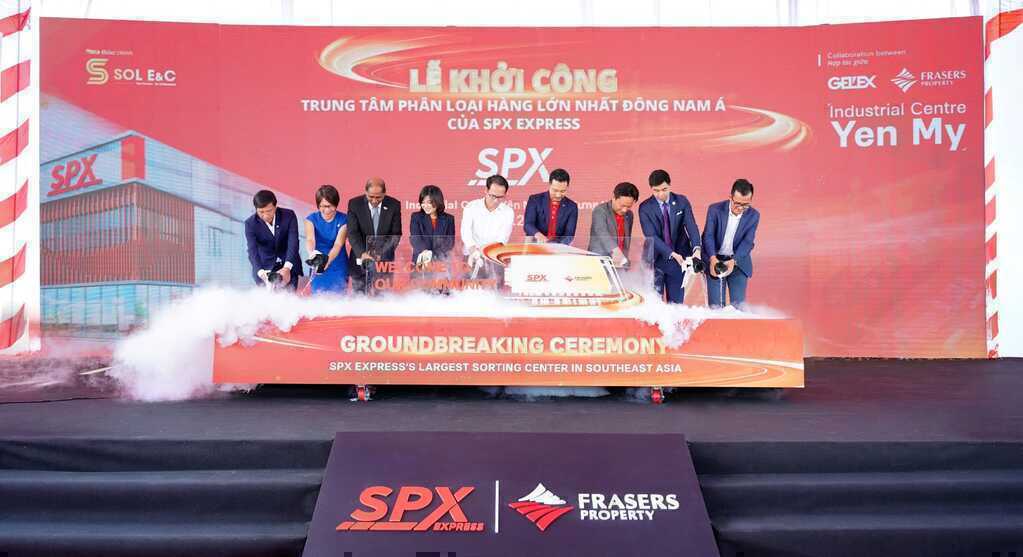 SPX Express khởi công trung tâm phân loại hàng hóa 17ha tại Hưng Yên