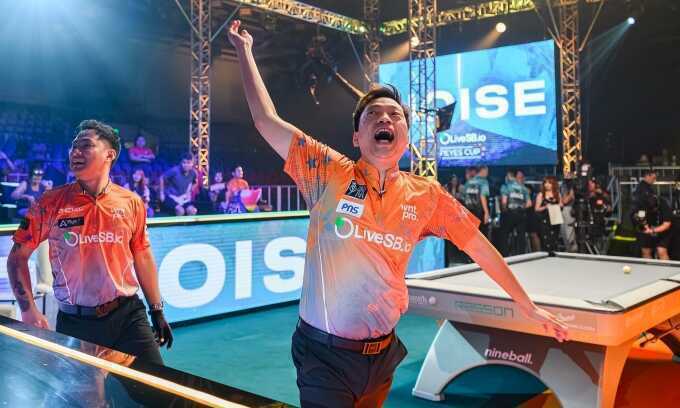 Cơ thủ Quốc Hoàng giúp châu Á áp đảo Thế giới