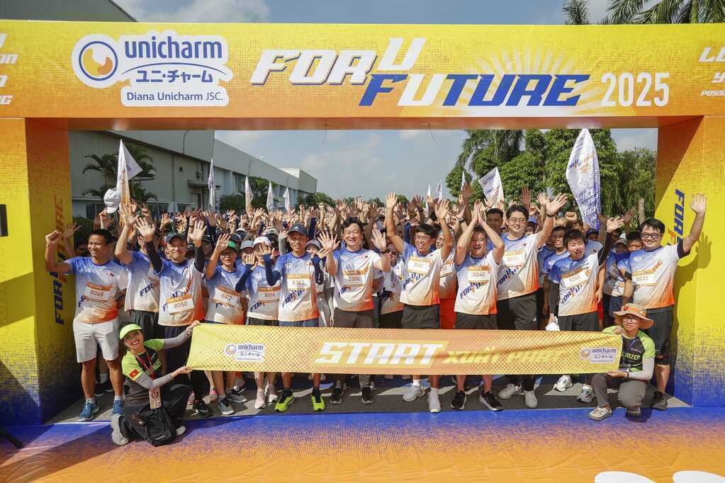 Giải chạy Diana Unicharm For U For Future 2025 gây quỹ hỗ trợ phụ nữ và trẻ em