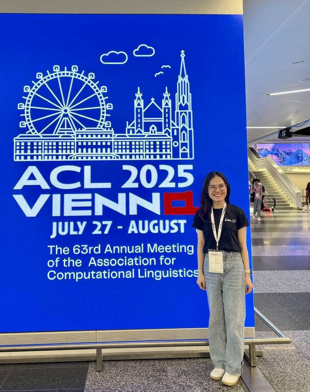 Nữ kỹ sư Zalo đưa công nghệ Việt tới hội thảo AI hàng đầu thế giới