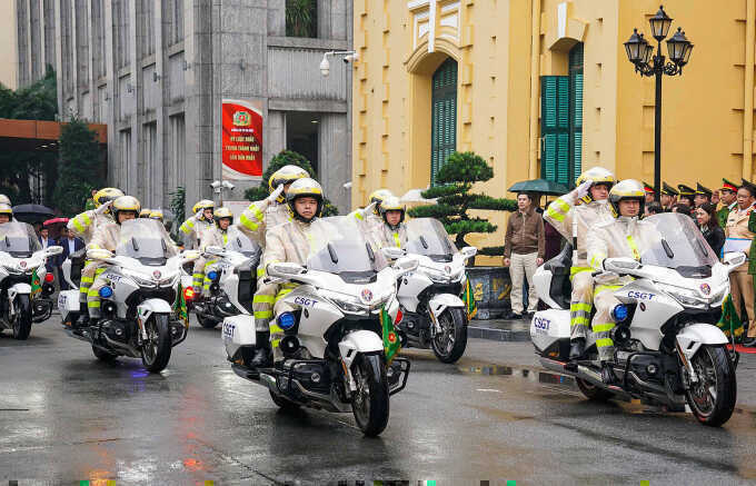 Công an Hà Nội sẽ xử lý ngập úng, ùn tắc trong đợt cao điểm ra quân