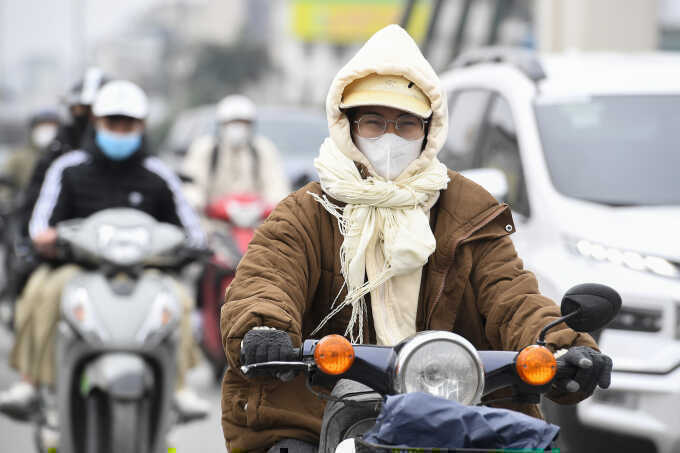 Miền Bắc rét cả tuần tới