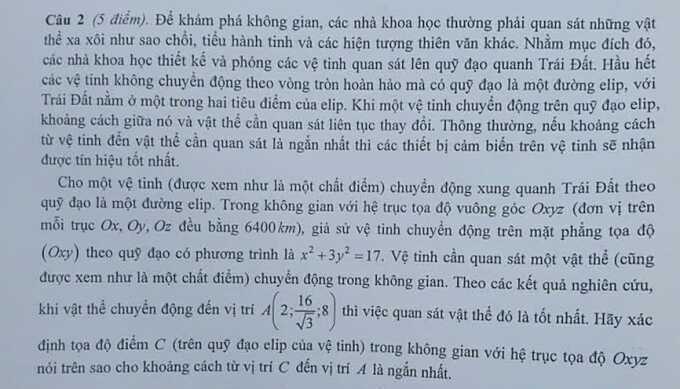 Đề thi học sinh giỏi Toán quốc gia bị chê hời hợt, không `xứng tầm`
