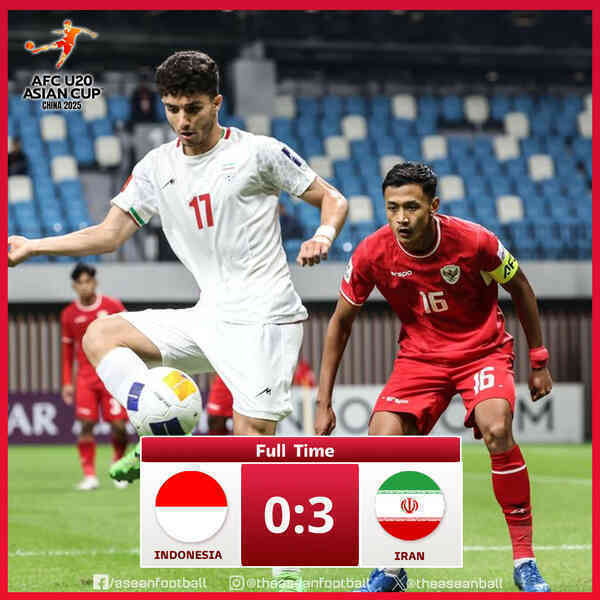 Indonesia thua đậm trận ra quân VCK U20 châu Á